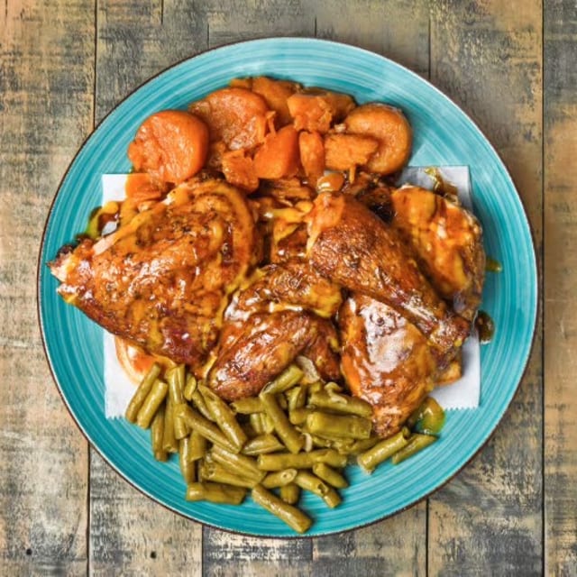 1/4 BBQ Chicken Dinner.